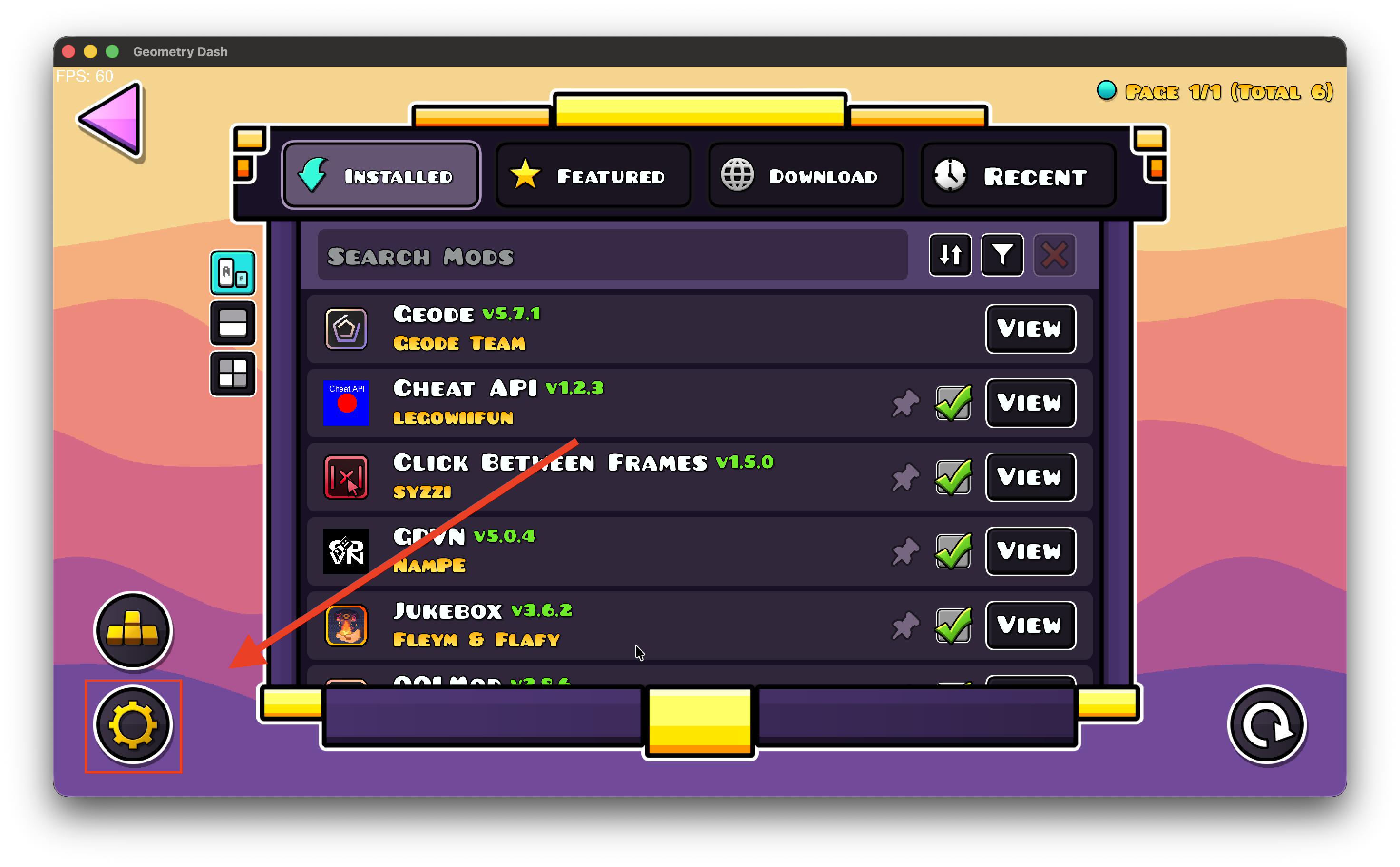 Geode install from file screenshot 1
